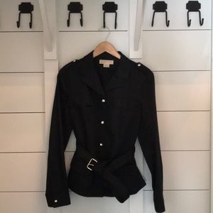 Michael Kors Black Trench Clay